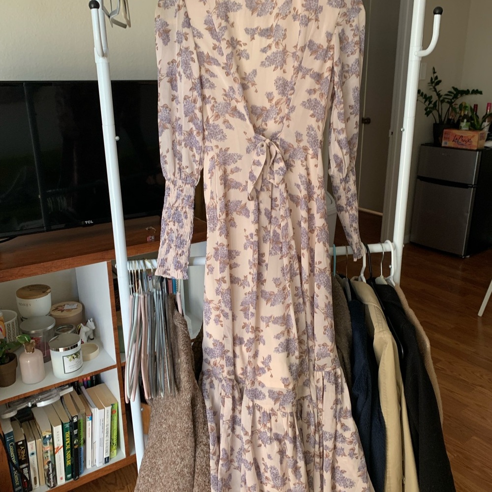 Floral Maxidress Long Sleeve